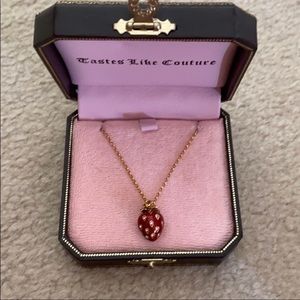 Juicy Couture strawberry necklace